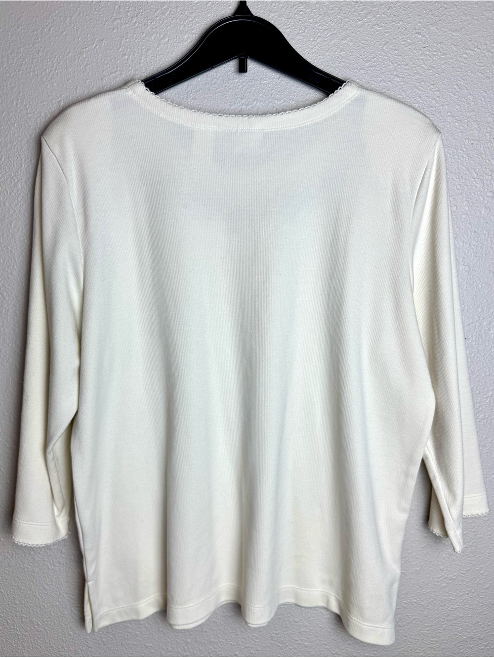 Alfred Dunner Autumn Fall Harvest Leaves Embroidered Vintage Top Women’s Size PL - Picture 5 of 5